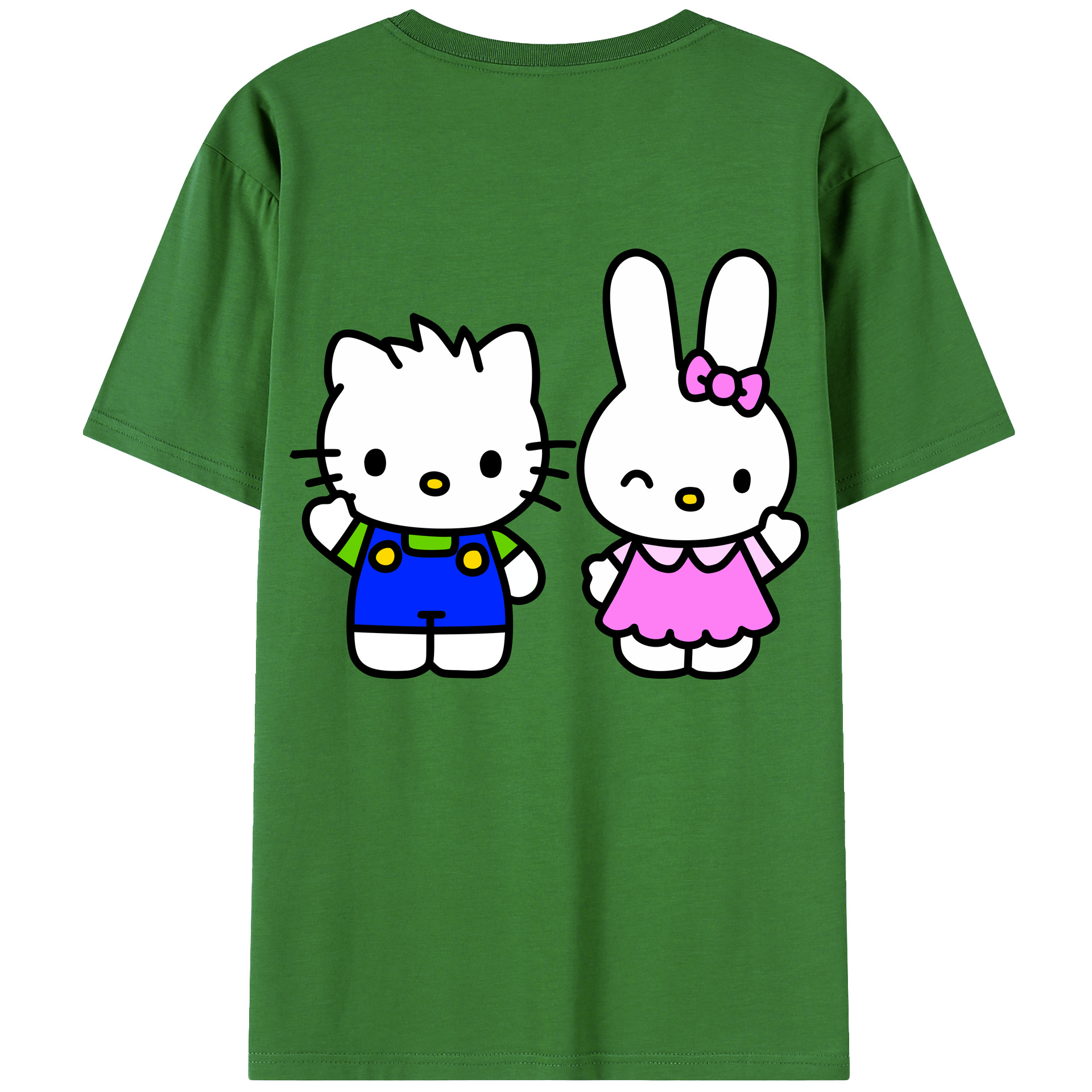 （画像用） Hello Kitty ハローキティ レディース半袖Tシャツ(バックプリント)